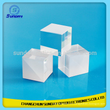 10x10x10mm BK7 Vidrio Óptico No Polarización Beamsplitter Cube mini prisma